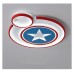 Lampe de chambre d'enfants LED Creative Captain America plafonnier