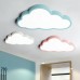 Nuage plafonnier chambre d'enfants dessin animé lampe de chambre petit garçon fille LED lampe de chambre ultra-mince lampe de maternelle