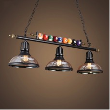 Style industriel rétro américain personnalité créative loft lustre en fer forgé Internet bar comptoir caisse comptoir art bar lustre