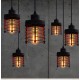 lustre de style industriel