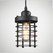 Américain pays loft style industriel salon étude chambre balcon en fer forgé simple tête lustre