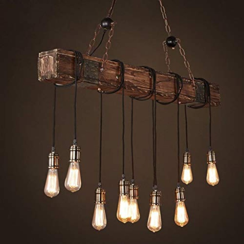 Lustre Plafonnier Suspension Lampe Industriel Vintage avec 