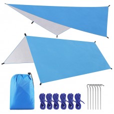 Auvent multifonctionnel de camping en plein air, écran solaire, imperméable, tente d'auvent de parasol, auvent de plage, tapis de tapis résistant à l'humidité