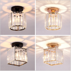 Couloir, allée, balcon, lumière cristalline, or créatif, lumière brillamment montée, personnalisée, éclairage décoratif simple pour vestiaire