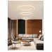Anneau circulaire de personnalité créative minimaliste moderne salon salle à manger salle à manger lampes de style nordique