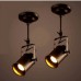 Spot de plafond LED rétro Vintage Spotlight plafonnier spot intérieur lampes pivotant industriel spot mural noir lampe réglable éclairage