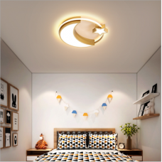 plafonnier led simple et moderne chambre d'enfant personnalité de la lumière lumière de la chambre chaleureuse et romantique
