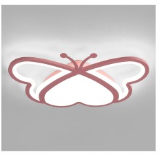 Plafonnier de la chambre des enfants personnalité créative LED bande dessinée papillon lampe de chambre nordique ins fille princesse éclairage