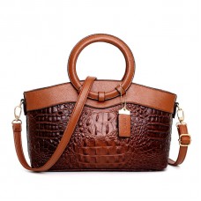 Sacs à main pour dames Sac à bandoulière à motif crocodile européen et américain