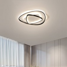 Personnalité créative plafonnier à LED Lampes modernes simples chaudes Lampe de chambre à coucher principale nordique Lampe d'étude Éclairage