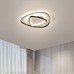 Personnalité créative plafonnier à LED Lampes modernes simples chaudes Lampe de chambre à coucher principale nordique Lampe d'étude Éclairage