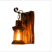 Américain rétro nostalgique applique murale chambre lampe de chevet restaurant bar maison de thé en bois massif art créatif décoratif applique murale