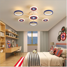 Plafonnier de chambre d'enfant dessin animé créatif LED lampe de chambre nordique
