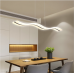Lampe de salle à manger lampe de table à manger rectangulaire nordique table à manger créative café salle à manger bar lampes de lustre modernes simples