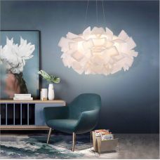 Nordic romantique fille lustre éclairage chambre lampe personnalité créative salon salle à manger chambre lustre simple tête