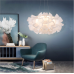 Nordic romantique fille lustre éclairage chambre lampe personnalité créative salon salle à manger chambre lustre simple tête