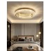 Plafonnier en cristal de luxe de lumière post-moderne nordique, lampes à LED créatives pour chambre à coucher romantique
