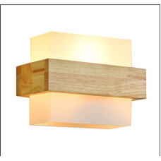 Applique murale nordique chambre d'hôtel chambre chevet balcon applique murale verre bois art style japonais créatif salon fond applique murale