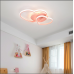 Plafonnier LED chambre des maîtres simple moderne créatif en forme de coeur chambre d'enfants lampe de salle de mariage
