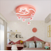Lampe de chambre moderne simple plafonnier étoile lune créative