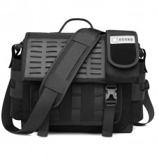 Version coréenne du sac à bandoulière fonctionnel pour hommes en plein air sac à bandoulière en tissu Oxford imperméable