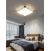 Tout cuivre LED plafonnier toute la maison nordique minimaliste moderne carré salon chambre étude cuivre lampes