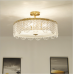 Lustre de salon en fer forgé chambre plafonnier rond lumière domestique lampe de salon minimaliste post-moderne de luxe