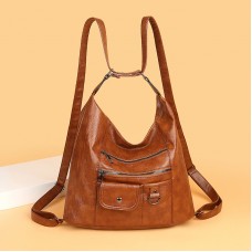 Sacs pour femmes mode sacs à bandoulière rétro européens et américains pour femmes sacs à dos multifonctions simples et décontractés pour femmes