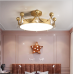 Lampe en cristal de couronne lumière chambre de luxe lampe de chambre d'enfants