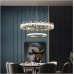 Lustre en cristal couronne lampe de salle à manger chambre nordique lumière lampe de table de bar de luxe