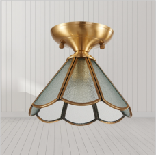 Couloir en verre tout cuivre de style européen couloir salle de bain salon salle à manger chambre étude hôtel décoration chaleureuse plafonnier