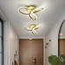 Plafonnier LED nordique simple moderne pétale chambre lampe atmosphère créative art salon lampes
