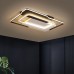 Lampe de salon Simple moderne rectangulaire LED lampe atmosphérique maison mode créative personnalité plafonnier