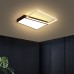 Plafonnier LED moderne atmosphère minimaliste maison créative lampe de chambre carrée petite lampe de salon