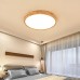 Plafonnier lampe de chambre à coucher LED ronde ultra-mince salon nordique lampe de journal de balcon couloir japonais