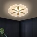 Plafonnier pétale LED type de fleur créative lumière de la chambre principale lumière chaude et romantique lumière du salon lumière du salon