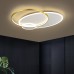 Plafonnier de chambre à coucher simple étude de personnalité moderne lampe à LED lampe de chambre principale de luxe nordique