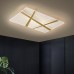 Lampe de salon LED lumière de luxe de mode plafonnier acrylique lampe de salle rectangulaire