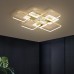 Lampe de salon LED lampe de plafond créatif de mode doré