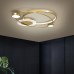 Plafonnier LED Art Mode Lampe de chambre à coucher Lampe de salle à manger en aluminium haut de gamme Lampe design doré