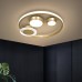 Lampe de chambre ronde lampe nordique LED plafonnier simple ménage moderne ultra-mince personnalité élégante lampe de chambre