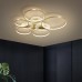  Plafonnier LED lumière luxe mode salon lampe doré simple chambre lampe salle à manger lampe en aluminium lampe