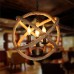 Pays américain rétro style industriel lustre restaurant salon étude Internet café café à la main lampes de corde de chanvre