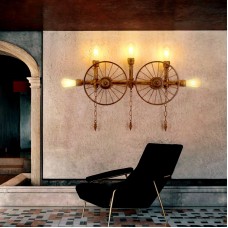 Applique murale de style industriel rétro américain café restaurant conduite d'eau en fer forgé applique murale personnalité créative applique murale antique