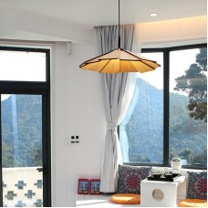 Éclairage nordique bois art salon salle à manger étude chambre lustre moderne minimaliste nouveau led en bois massif lustre à tête unique