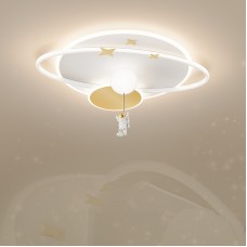 Les nouvelles lumières de la chambre des enfants ont conduit des lumières de chambre de bande dessinée dorées des plafonniers de la chambre des garçons et des filles