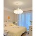 Lustre de chambre couronne créative lampe de chambre d'enfants 2023 nouvelle crème vent fille ins lampes modernes simples