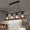 Style industriel créatif salon restaurant bar table lustre rétro lampe en fer