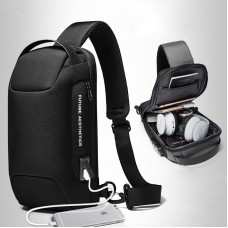 Nouveau sac de poitrine pour garçons sac à bandoulière fonctionnel pour hommes affaires pour hommes version coréenne sac de messager sac pour hommes à la mode pour hommes