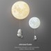 Personnalité créative astronaute mur LED lampe minimaliste nordique chambre lampe de chevet mâle et femelle bébé chambre allée lampes